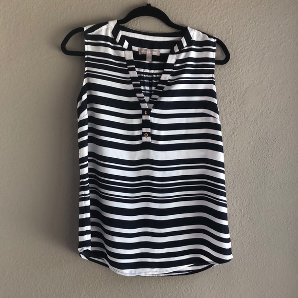 Banana Republic Tops - Banana Republic striped silk tank